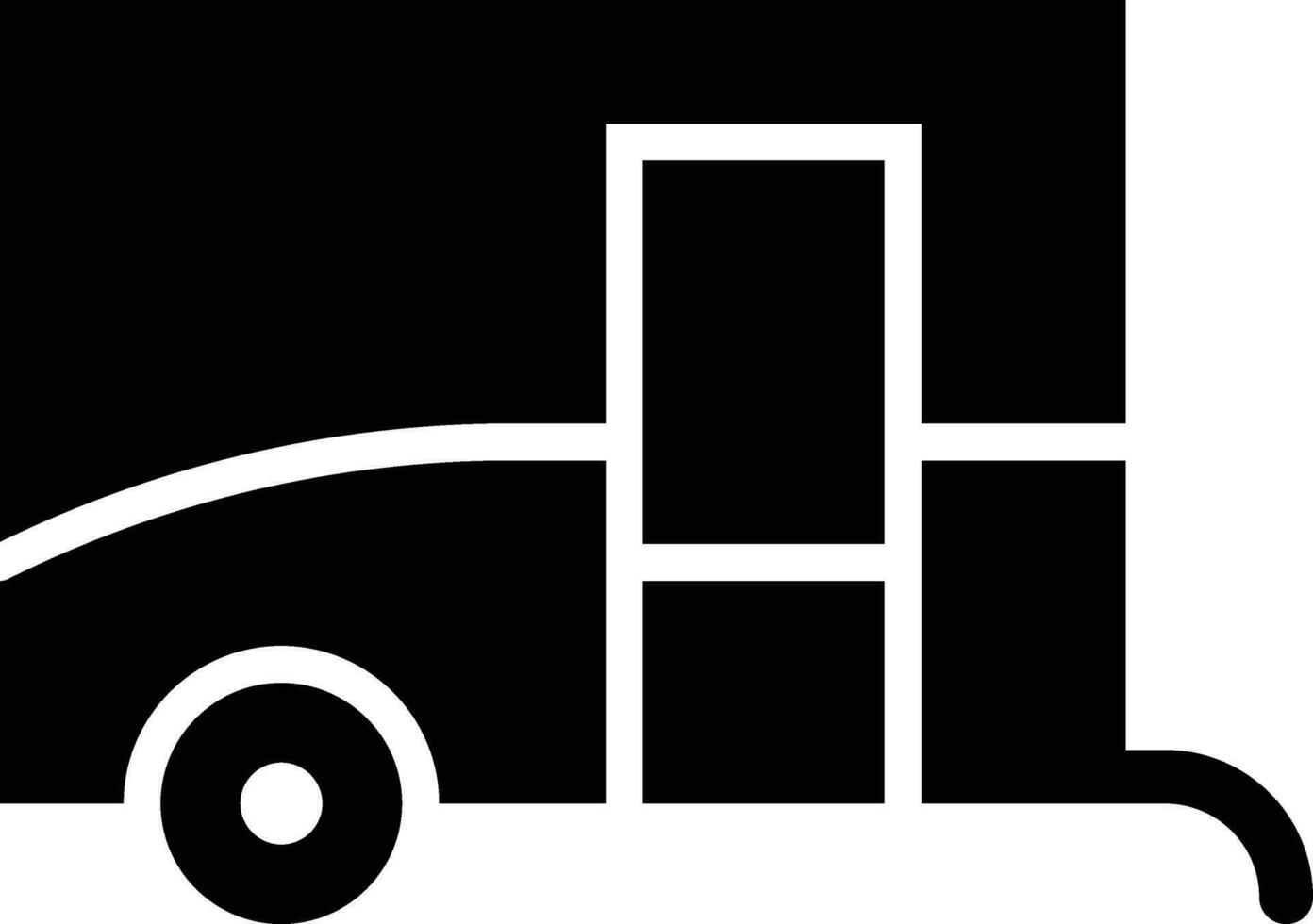 Caravan Vector Icon Design Illustration