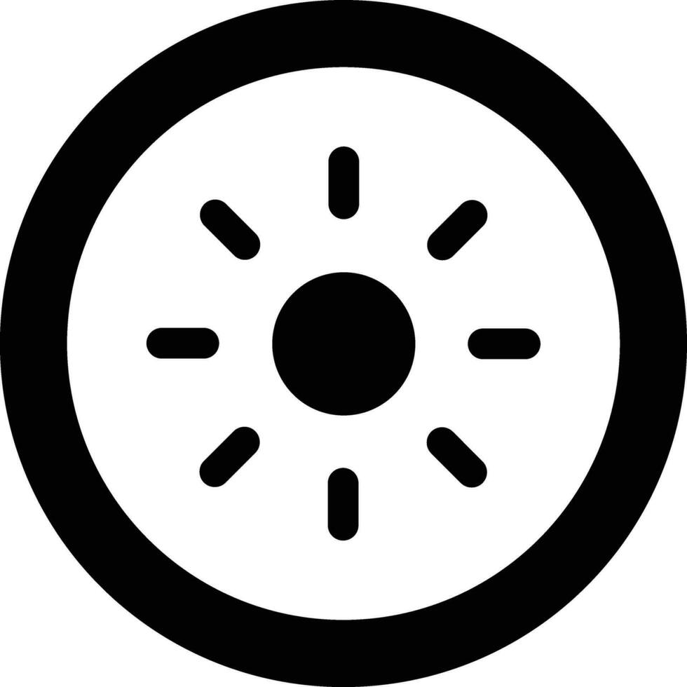 Brightness Vector Icon Design Illustration