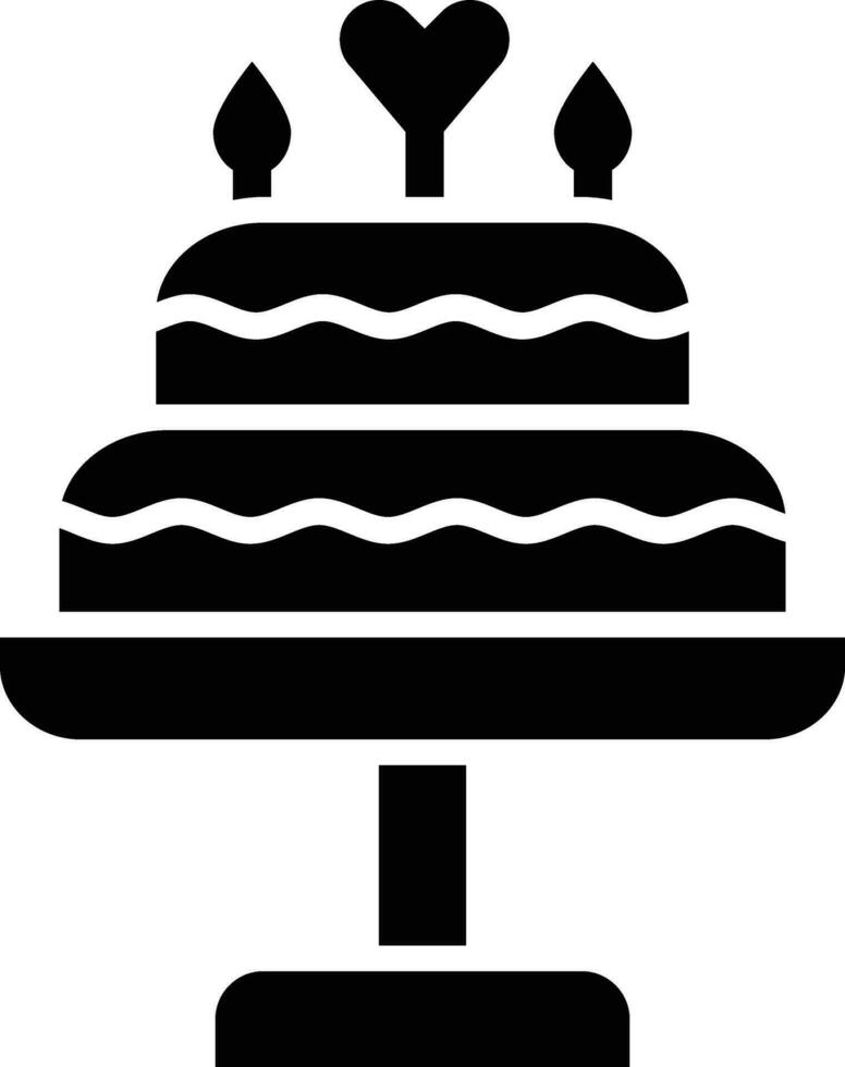 Cake Vector Icon Design Illustration