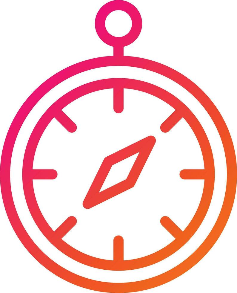 Chronometer Vector Icon Design Illustration