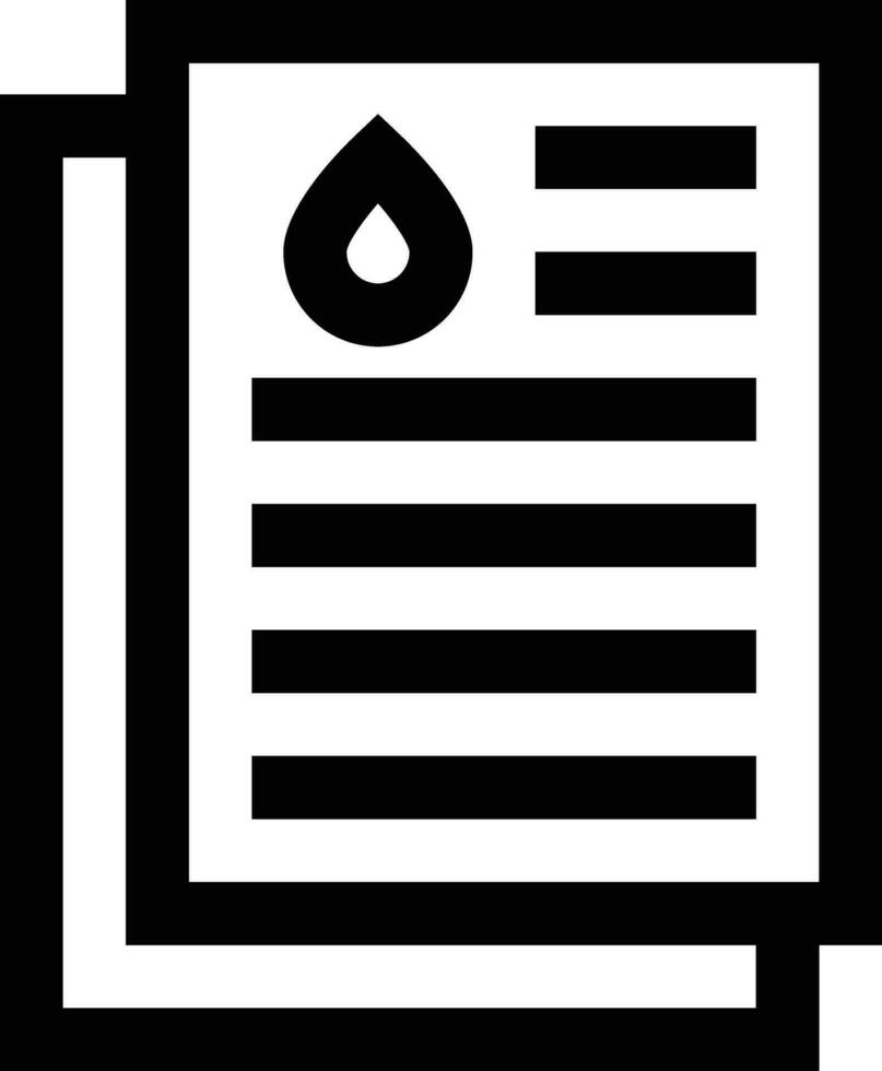 Oil Analysis Vector Icon Design Illustration