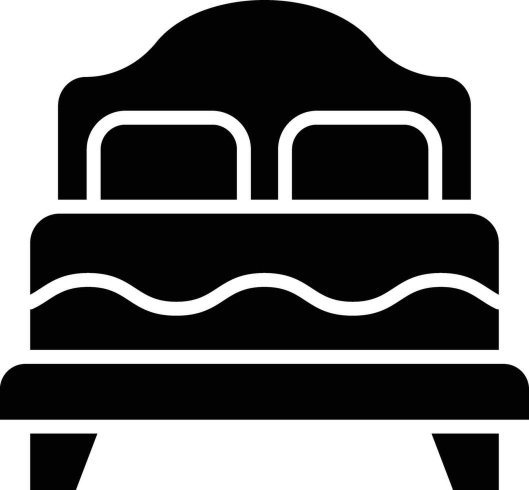 Bed Vector Icon Design Illustration