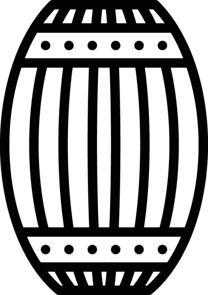 de madera barril vector icono diseño ilustración