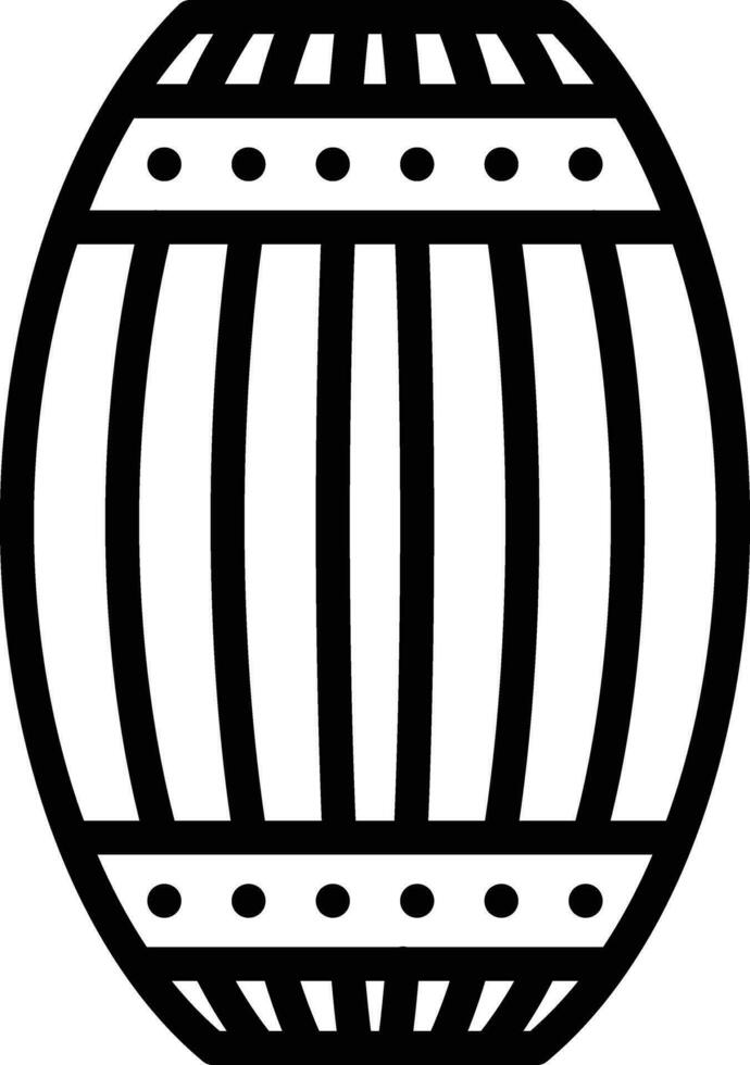 Wooden barrel Vector Icon Design Illustration