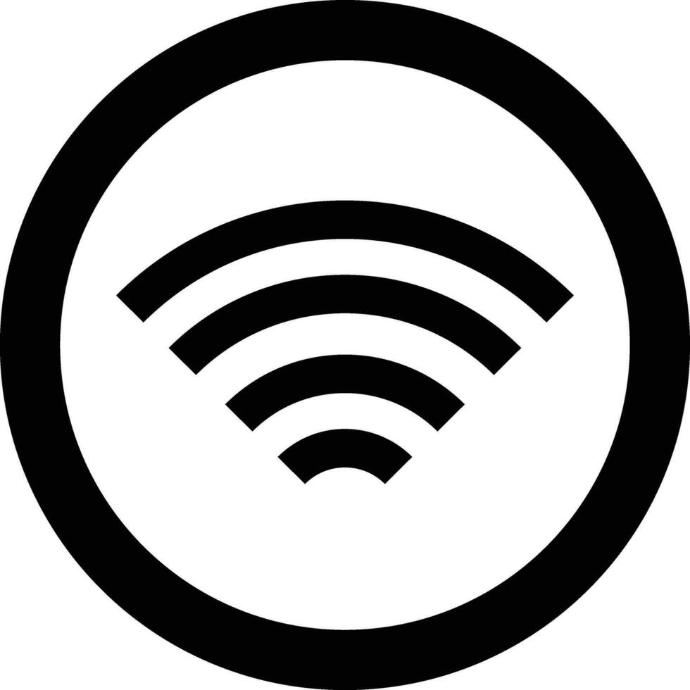 ilustración de diseño de icono de vector wifi