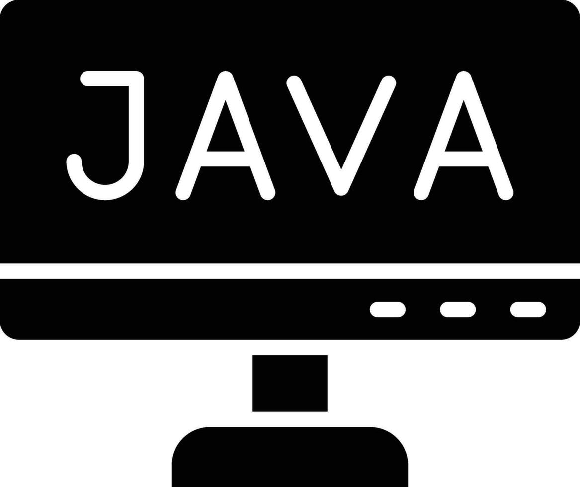 Java Vector Icon Design Illustration