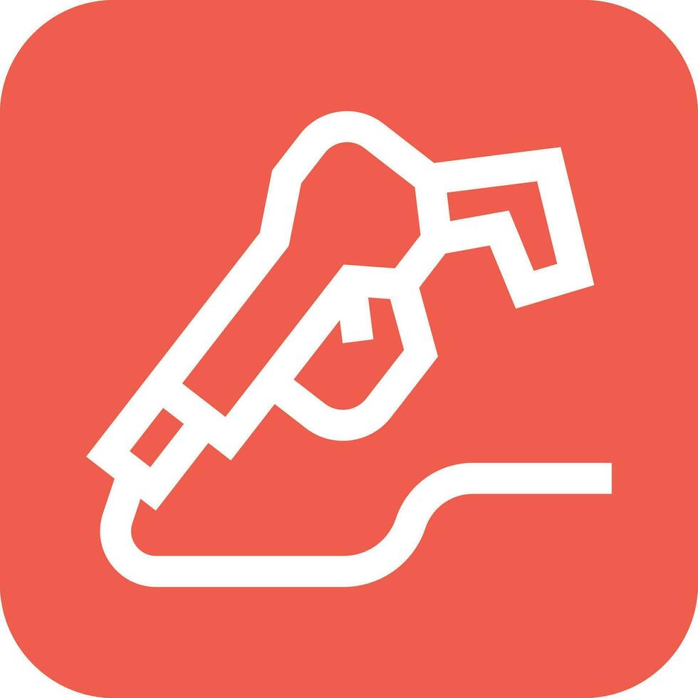 Fuel Nozzle Vector Icon Design Illustration