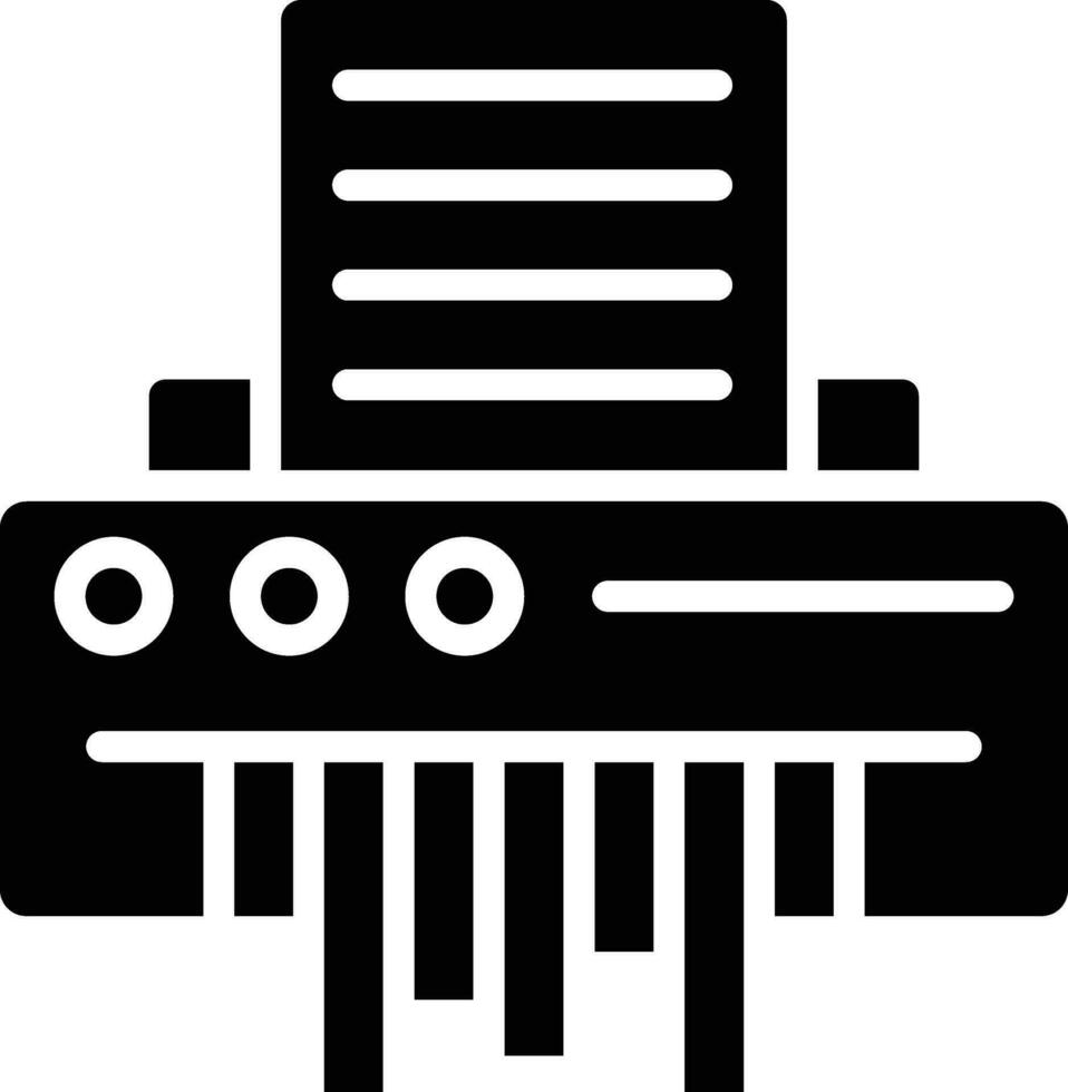 Shredder Vector Icon Design Illustration