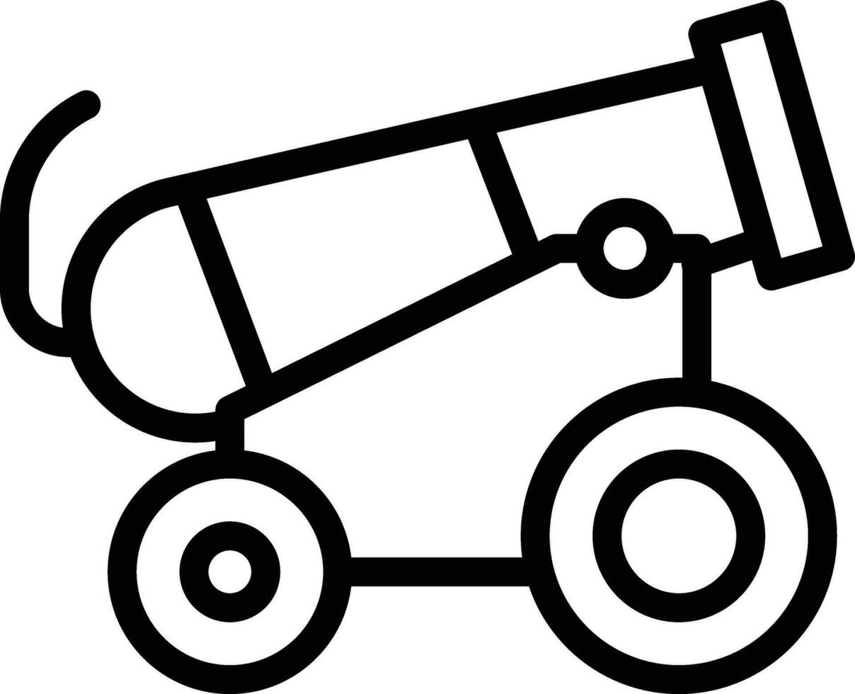 Cannon Vector Icon Design Illustration