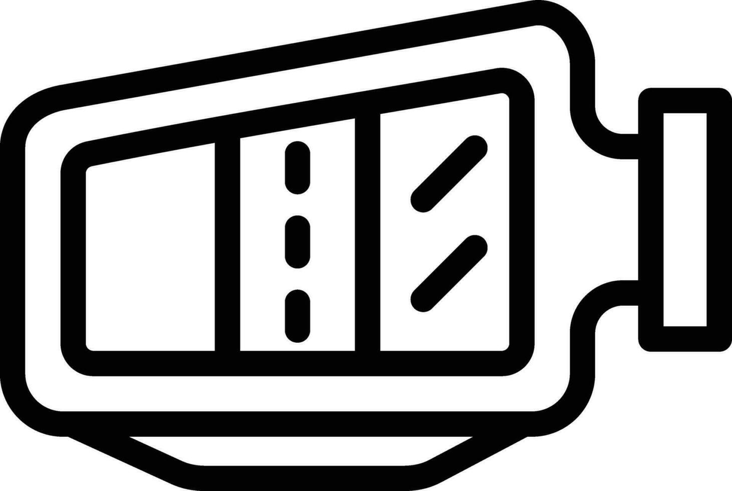 Side mirror Vector Icon Design Illustration