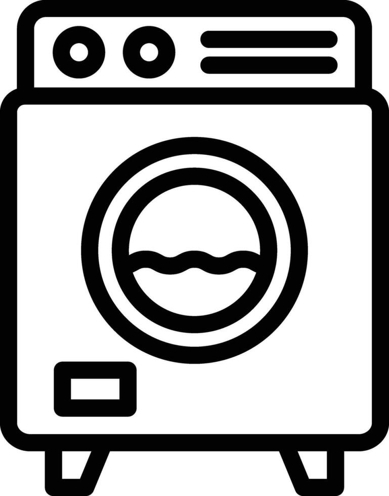 Washing Machine Vector Icon Design Illustration
