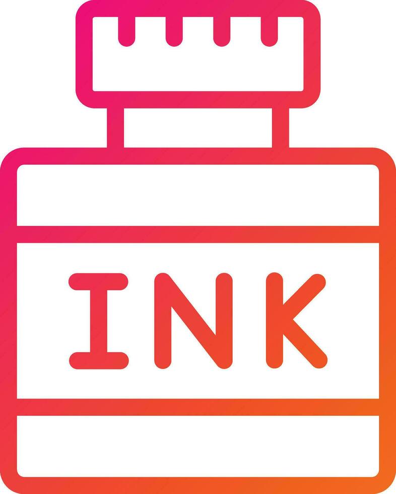 Ink Vector Icon Design Illustration