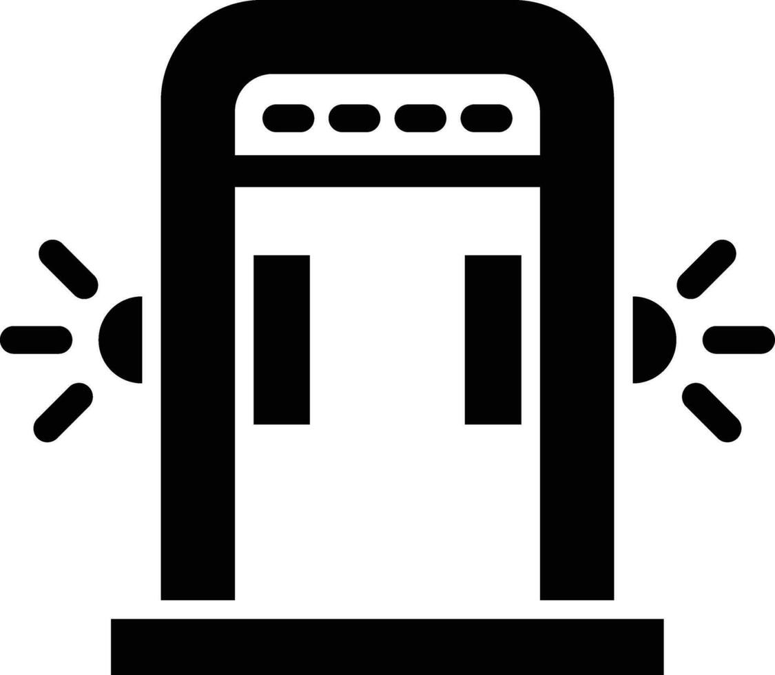 Body Scanner Vector Icon Design Illustration