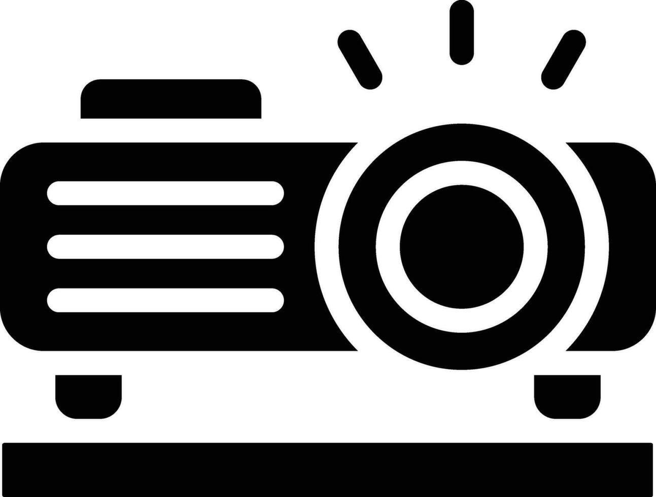 Projector Vector Icon Design Illustration