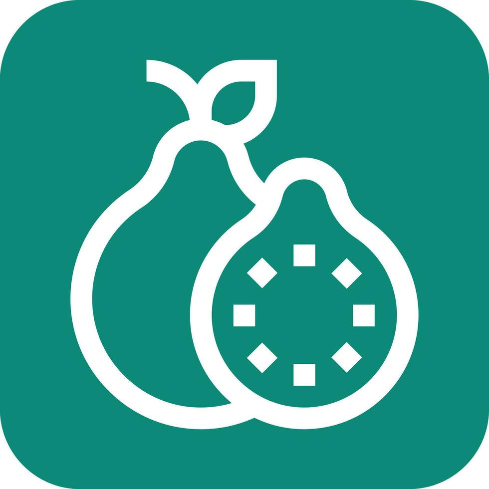 Guava Vector Icon Design Illustration