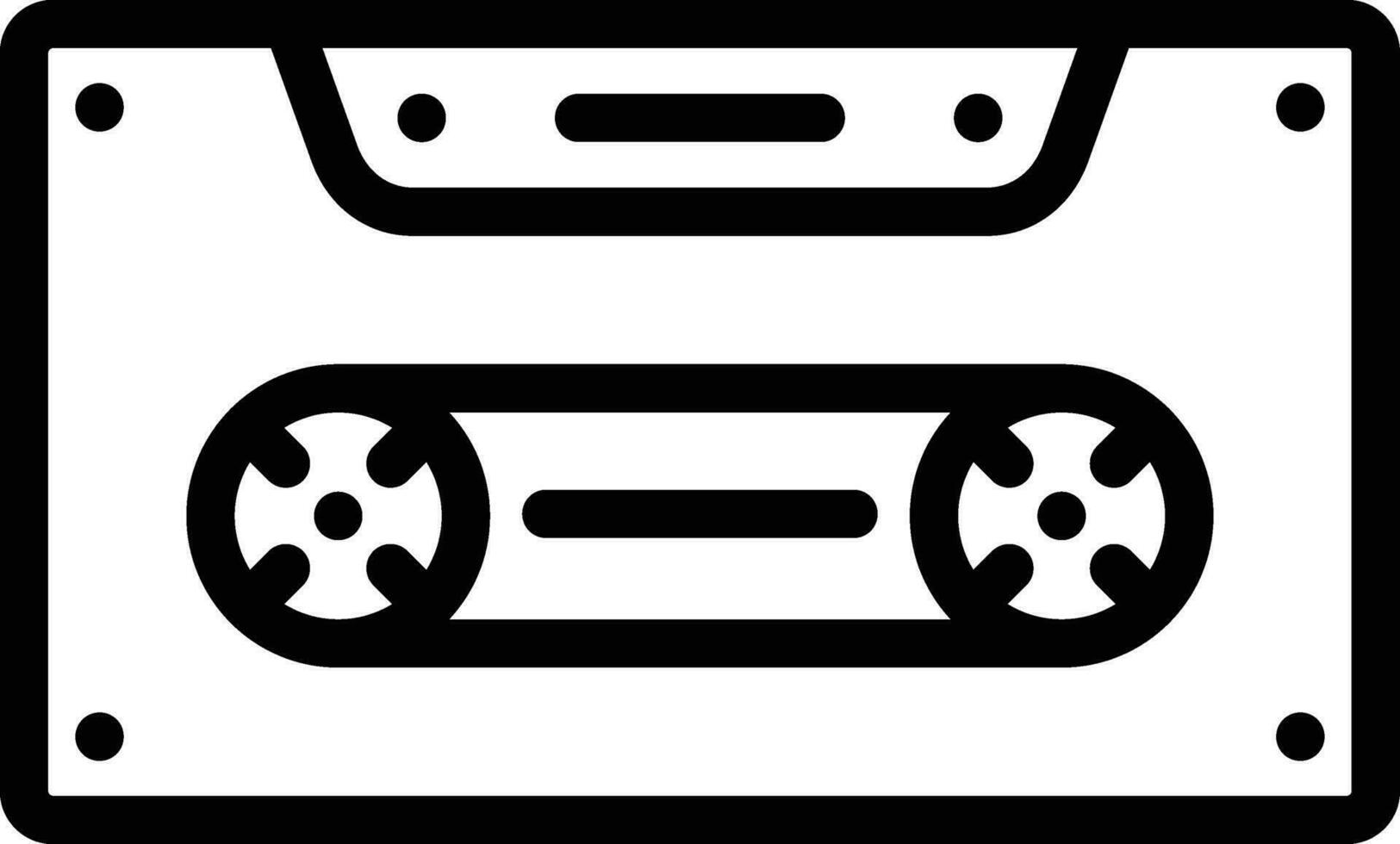 Cassette Vector Icon Design Illustration