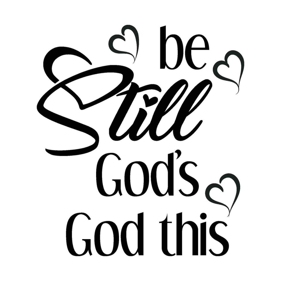 Biblical Phrase, Christian Faith, typography for print vector