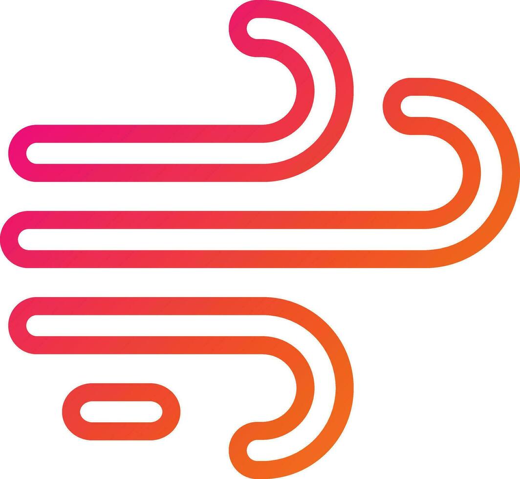 Wind Vector Icon Design Illustration