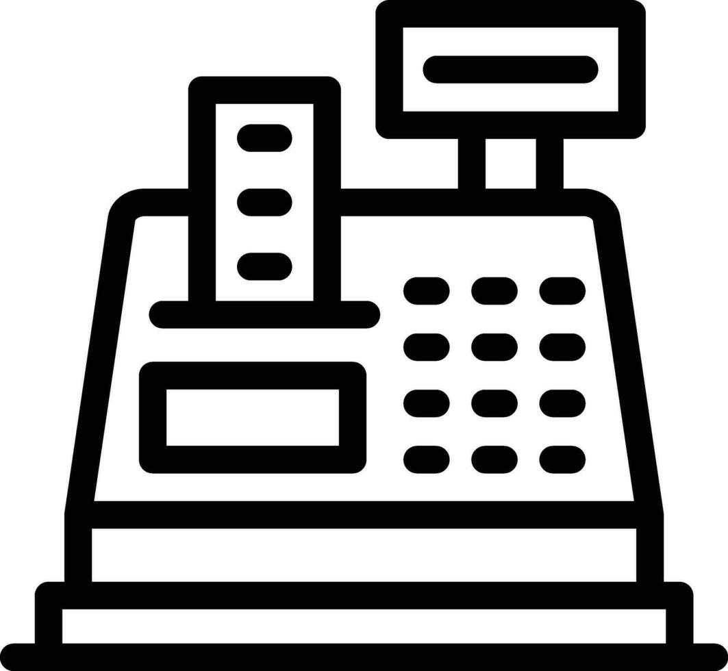 Cash Counter Vector Icon Design Illustration 33249774 Vector Art at