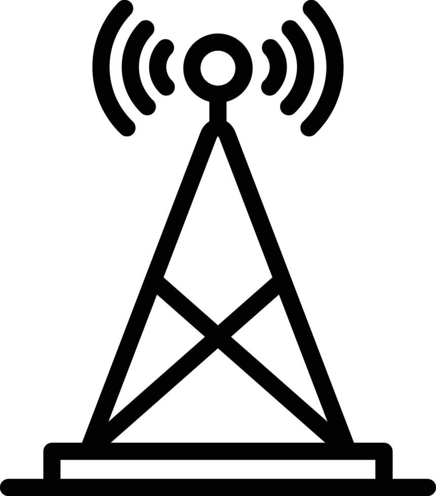 Antenna Vector Icon Design Illustration