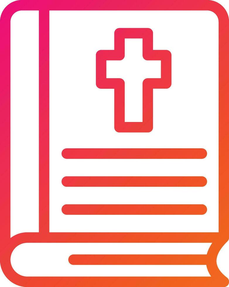 Bible Vector Icon Design Illustration