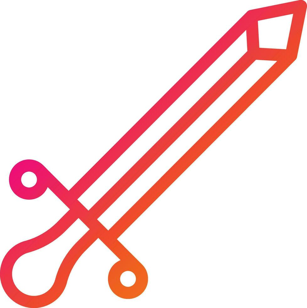 Sword Vector Icon Design Illustration