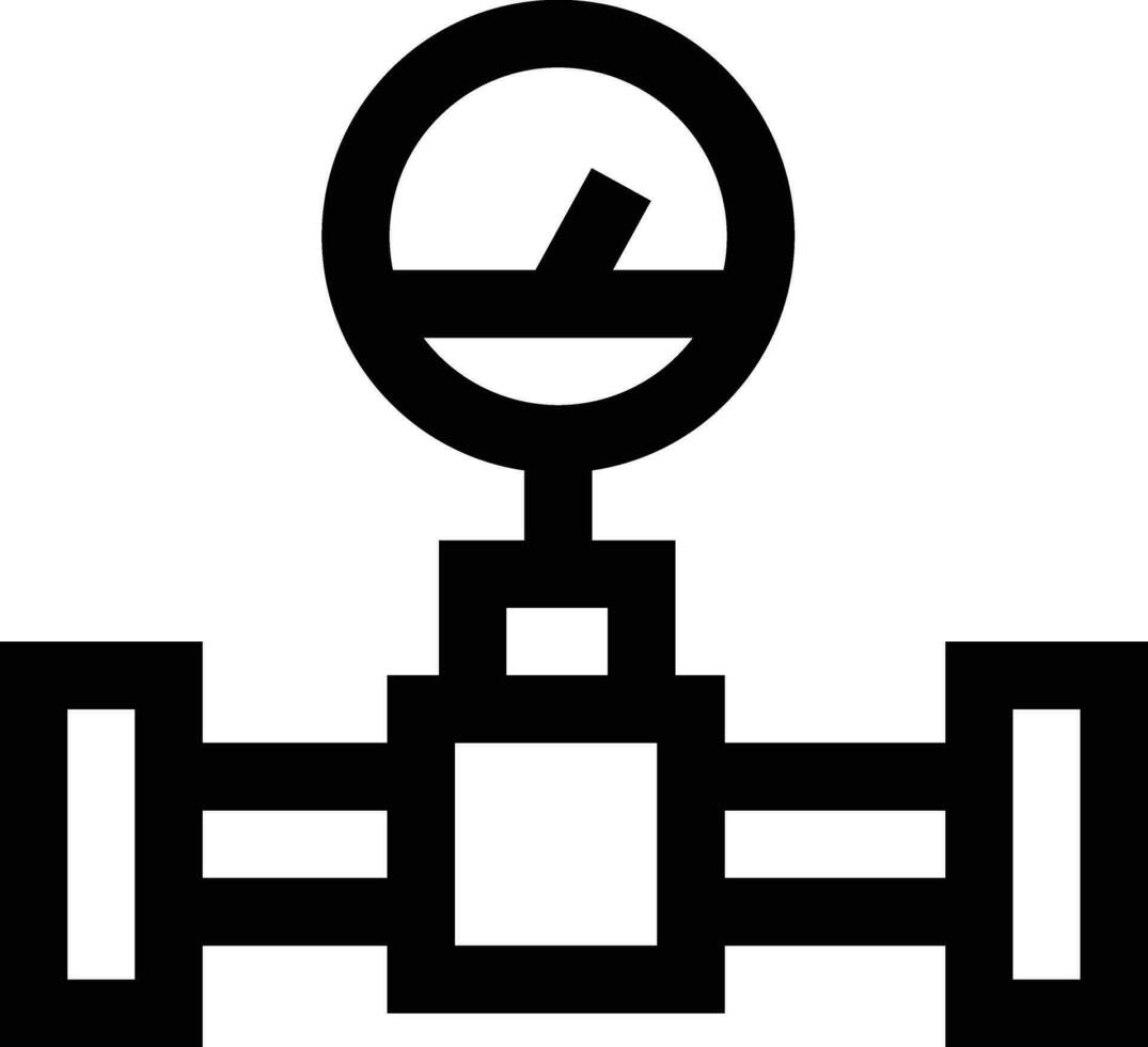 Oil Pipeline Vector Icon Design Illustration