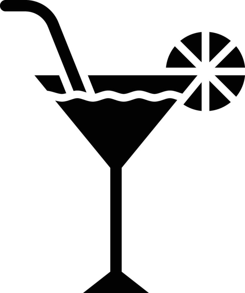 Cocktail Vector Icon Design Illustration