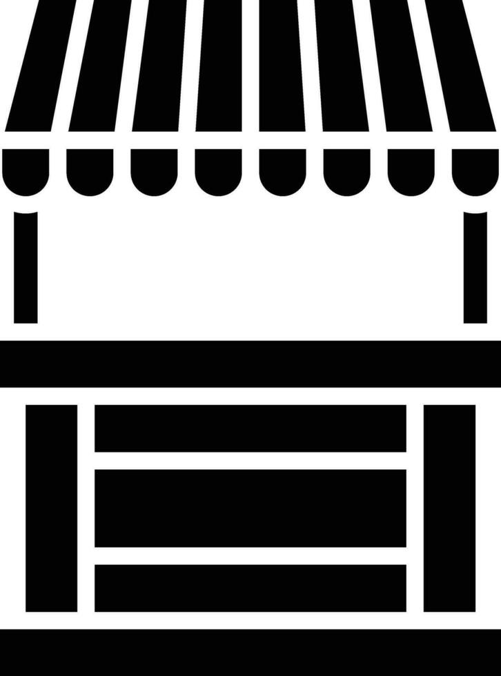 Stall Vector Icon Design Illustration