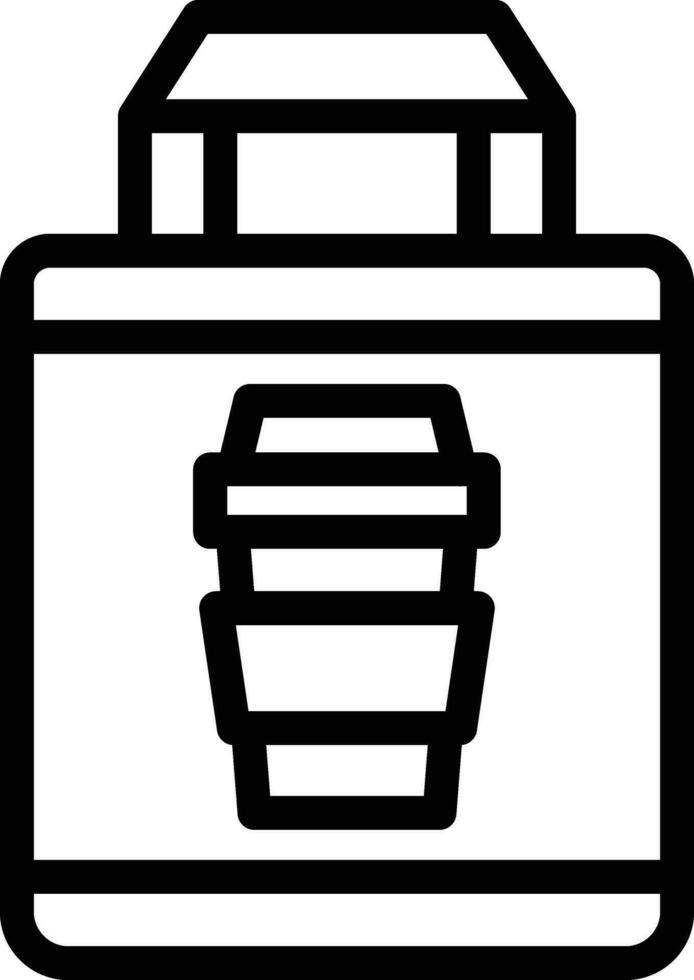 Take Away Vector Icon Design Illustration