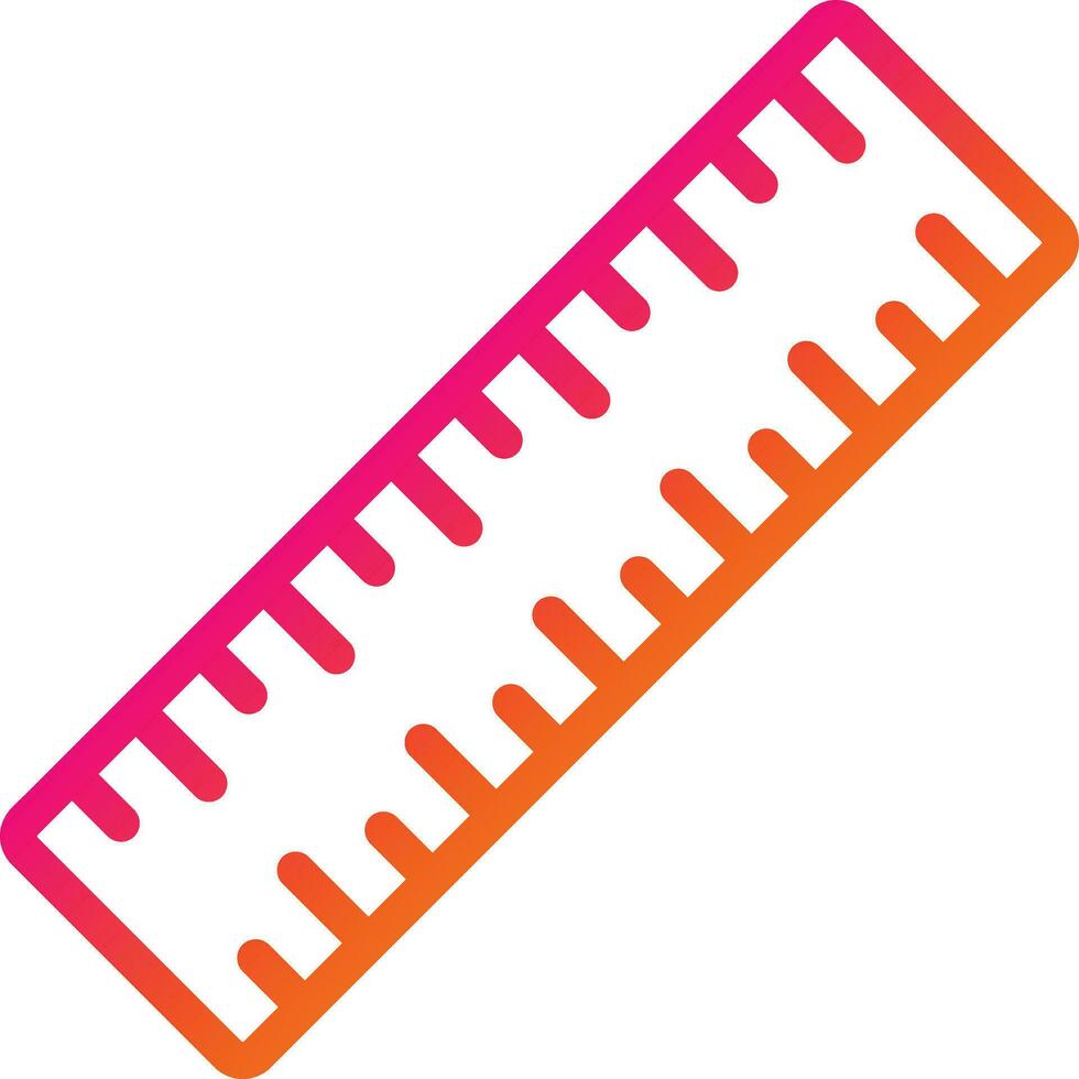 Ruler Vector Icon Design Illustration