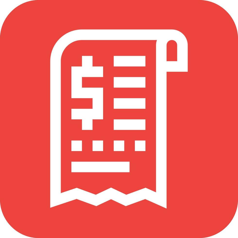 Bill Vector Icon Design Illustration