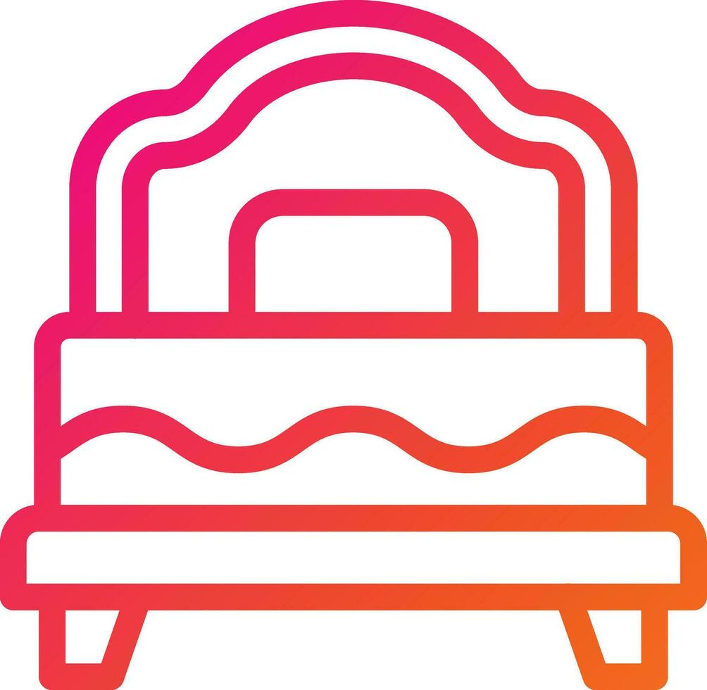 Bed Vector Icon Design Illustration