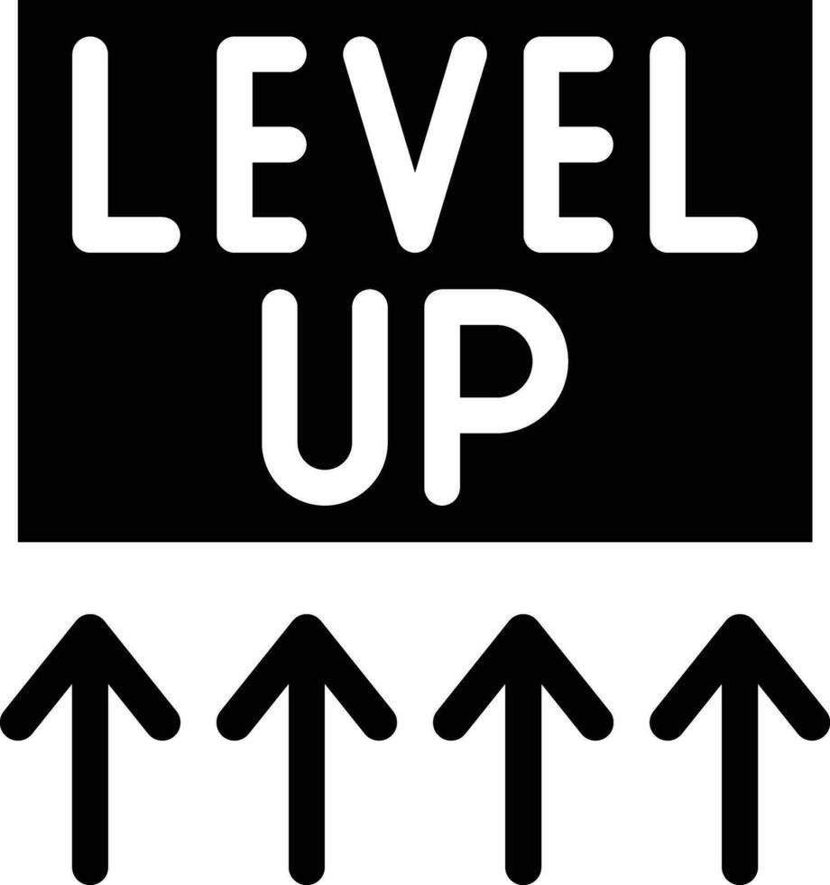 Level up Vector Icon Design Illustration