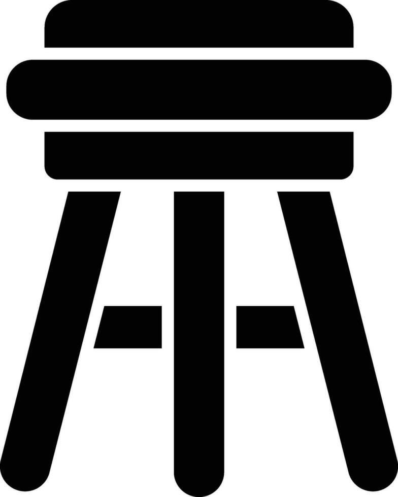 Stool Vector Icon Design Illustration