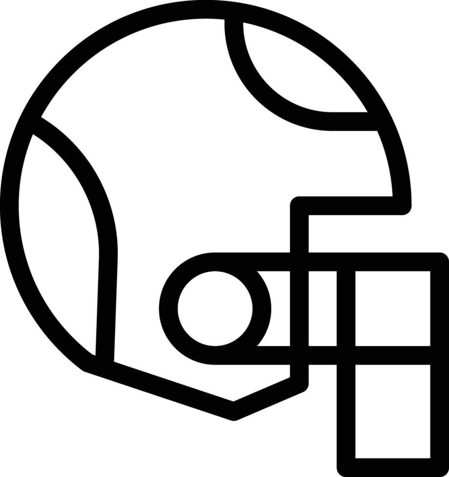 ilustración de diseño de icono de vector de casco