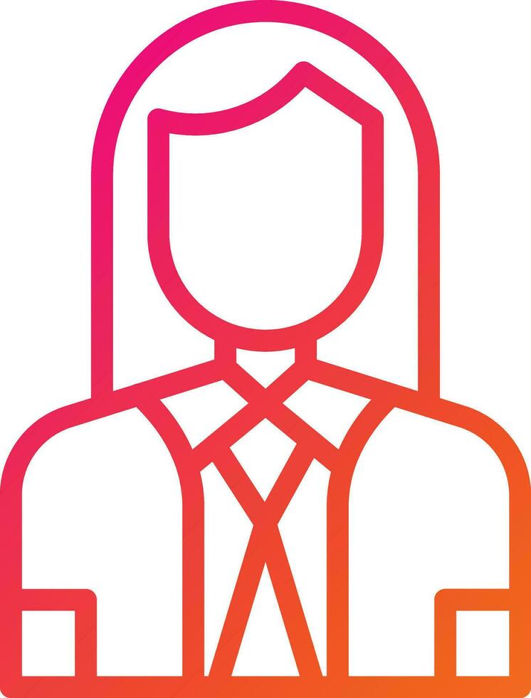 Company Secertary Vector Icon Design Illustration