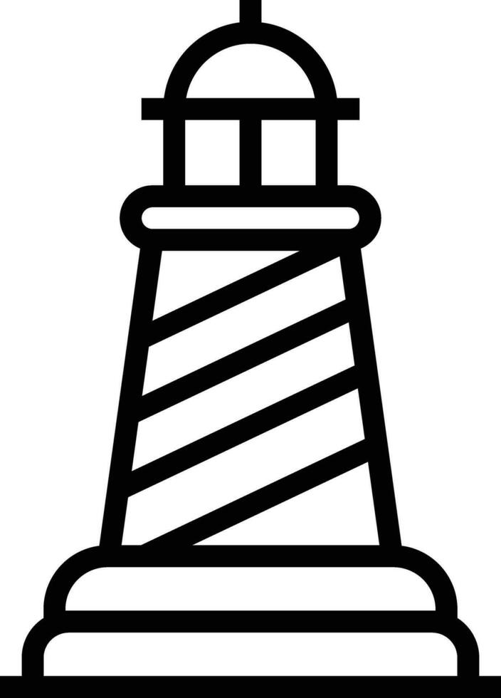 Lighthouse Vector Icon Design Illustration