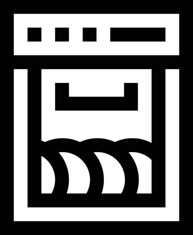 Dishwashing Vector Icon Design Illustration