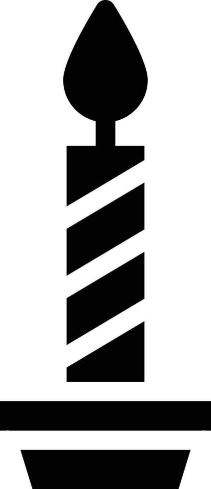 Ilustración de diseño de icono de vector de vela