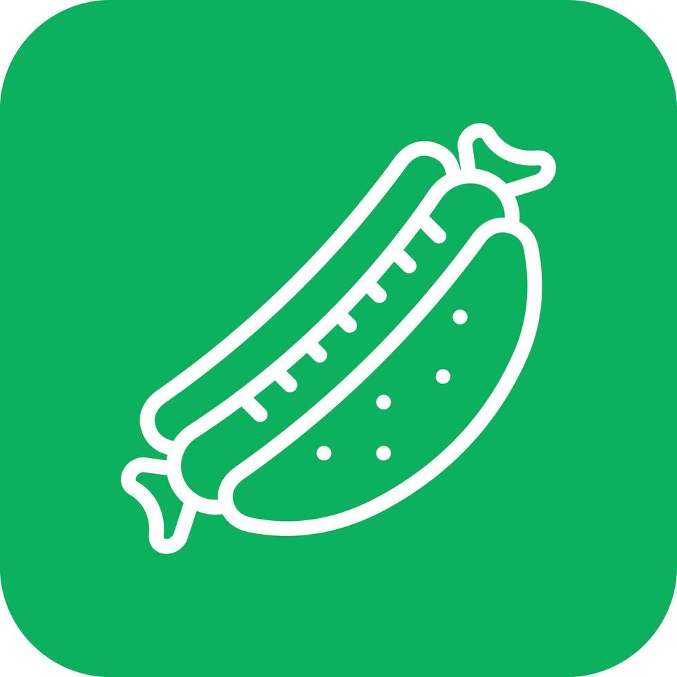 Hot dog Vector Icon Design Illustration