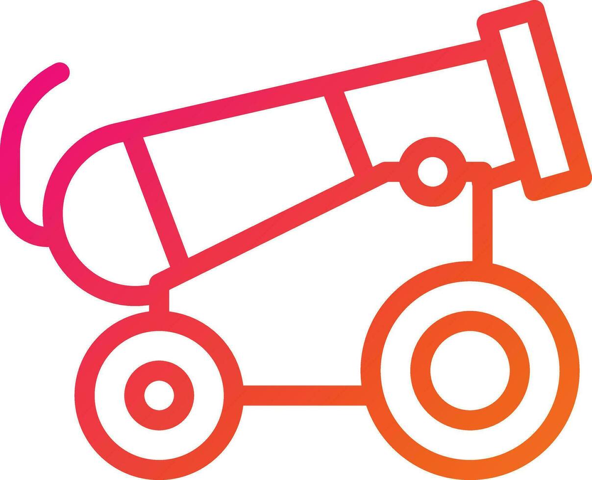 Cannon Vector Icon Design Illustration