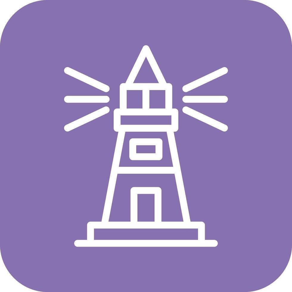 Lighthouse Vector Icon Design Illustration