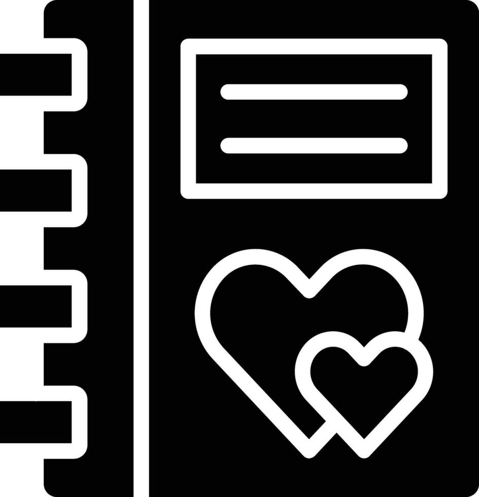 Diary Vector Icon Design Illustration