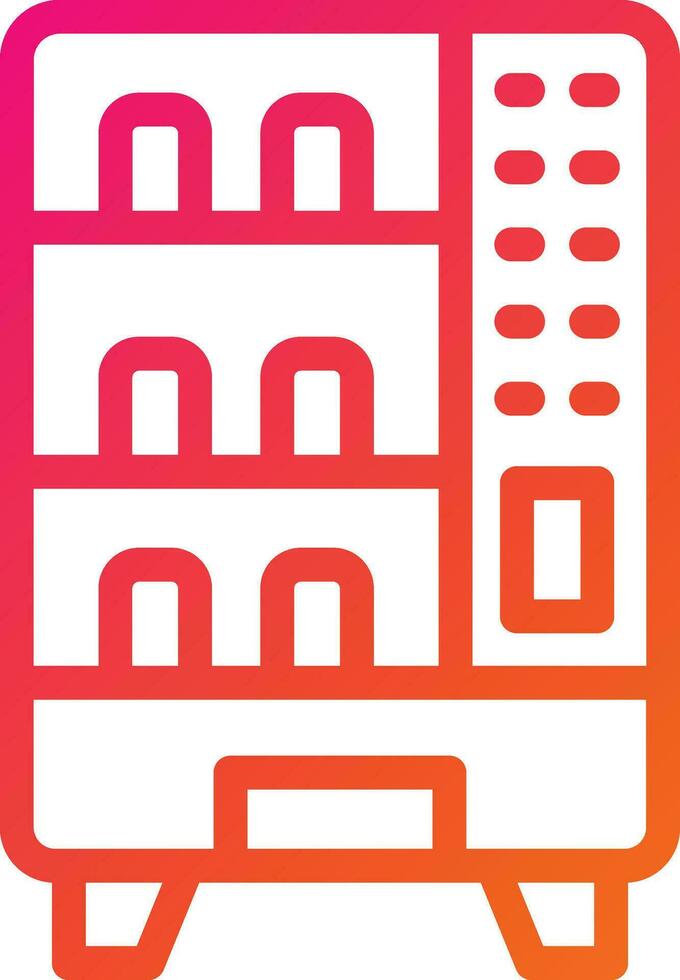 Vending Machine Vector Icon Design Illustration