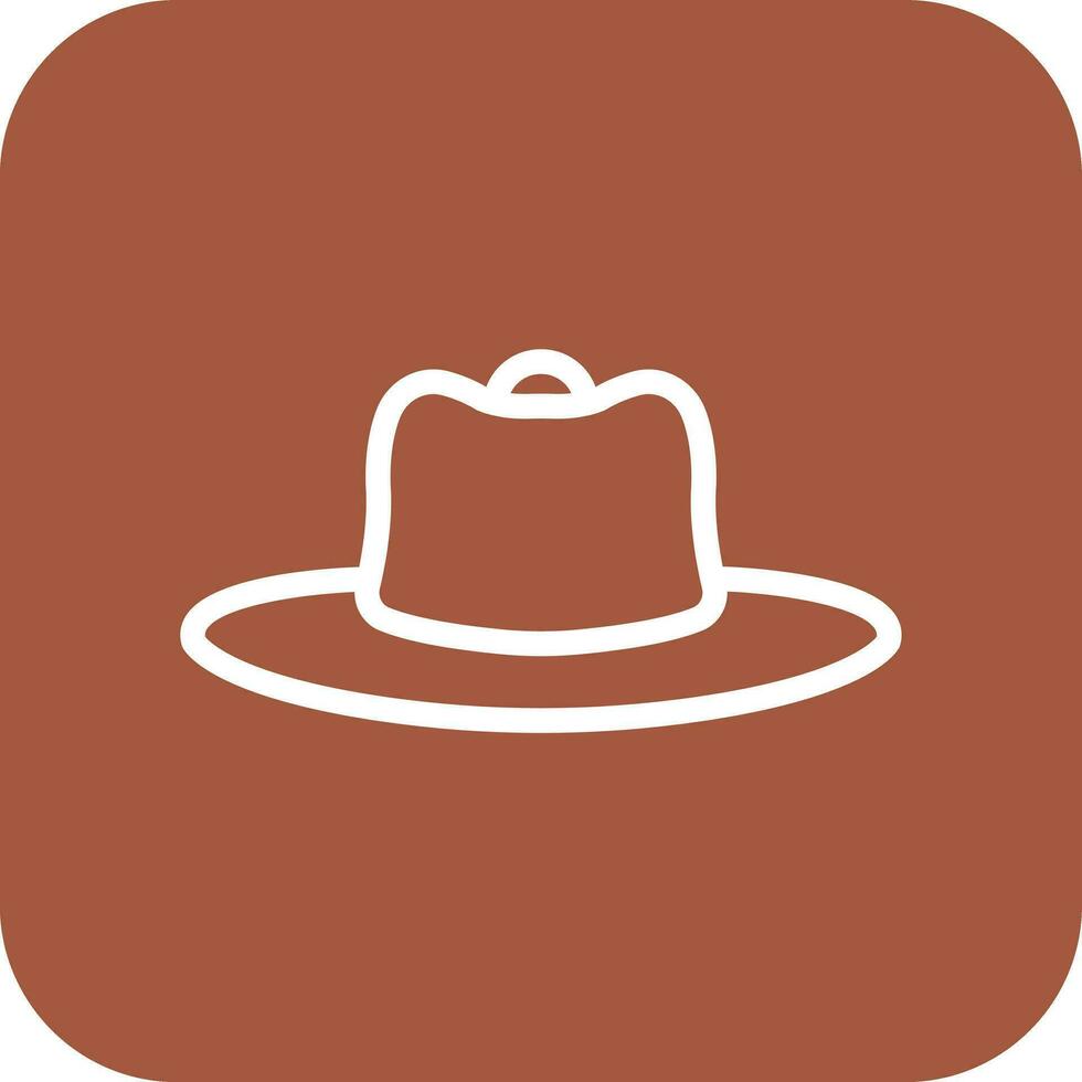 ilustración de diseño de icono de vector de sombrero