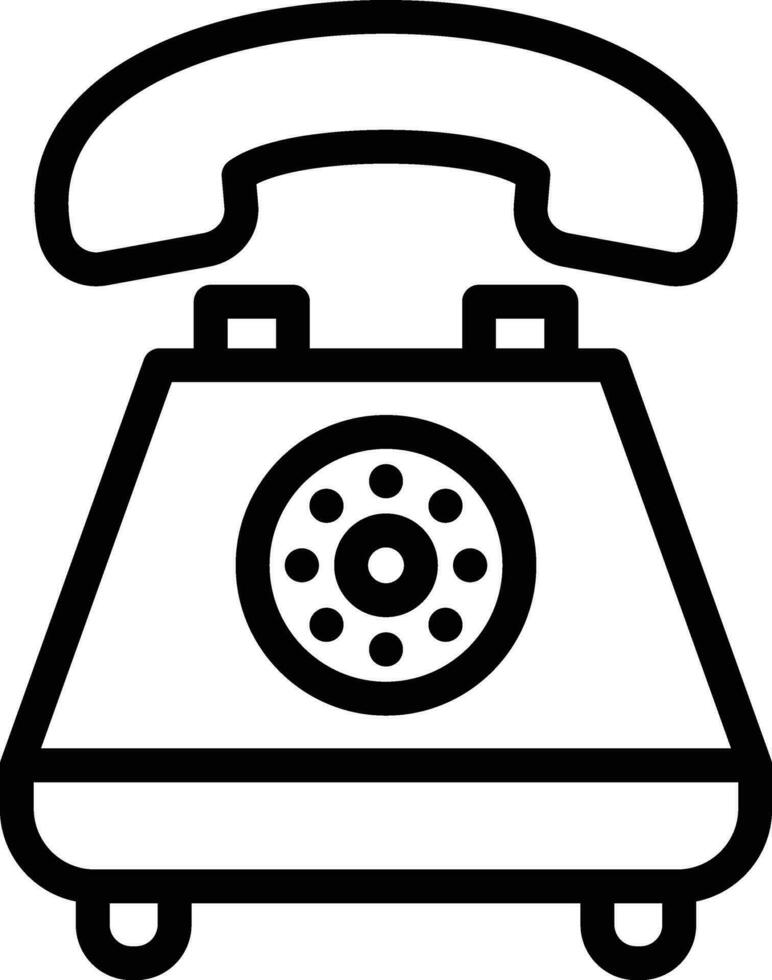 Telephone Vector Icon Design Illustration