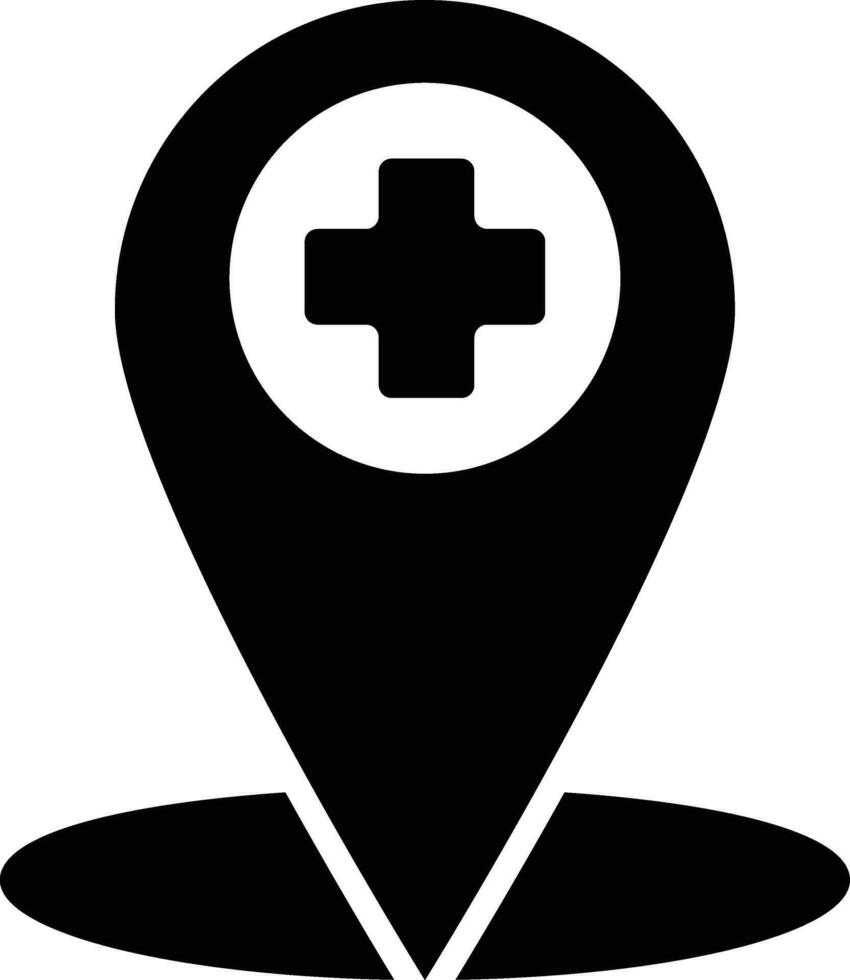 ilustración de diseño de icono de vector de ubicación
