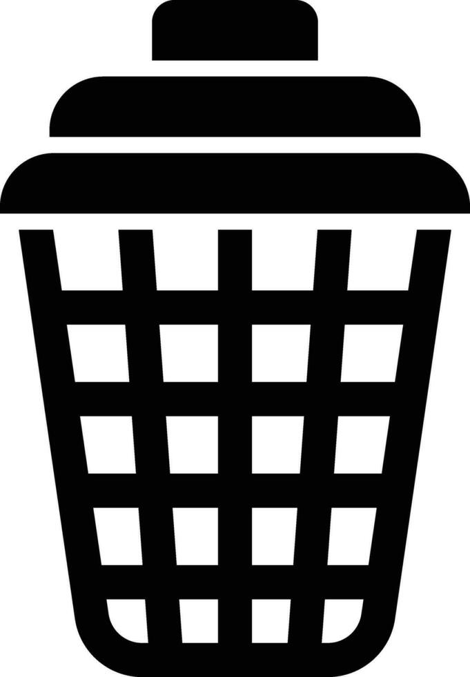 Laundry Basket Vector Icon Design Illustration