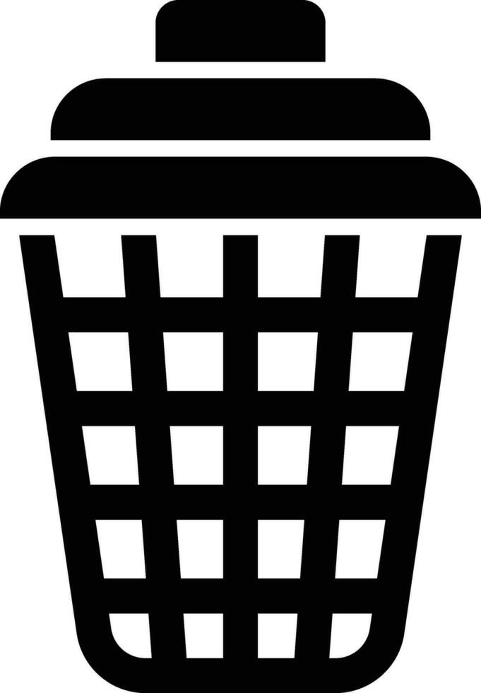 Laundry Basket Vector Icon Design Illustration